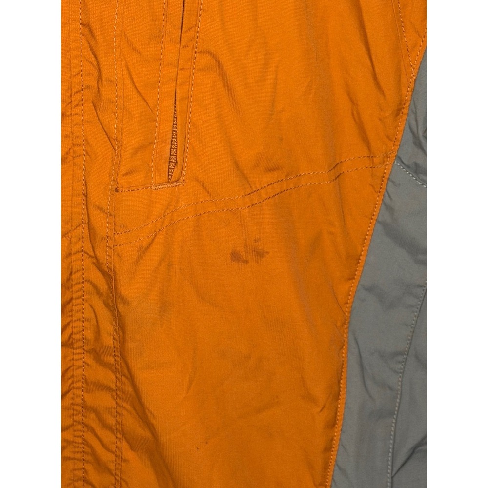 Columbia Vertex Interchange Jacket Mens Medium Orange Grey Hooded Ski Rain Coat - Picture 6 of 7
